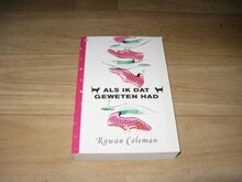 Rowan-Coleman-Als-ik-dat-geweten-had